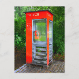 ノルウェー電話ブース ポストカード