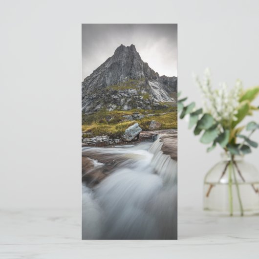 ノルウェー風景写真 カード (スタンド正面)