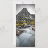 ノルウェー風景写真 カード (正面)