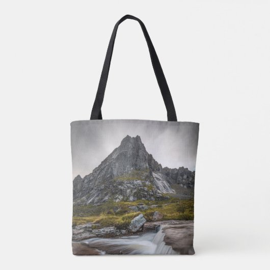 ノルウェー風景写真 トートバッグ (裏面)
