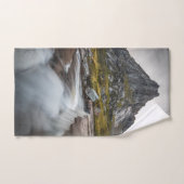 ノルウェー風景写真 ハンドタオル (ハンドタオル)