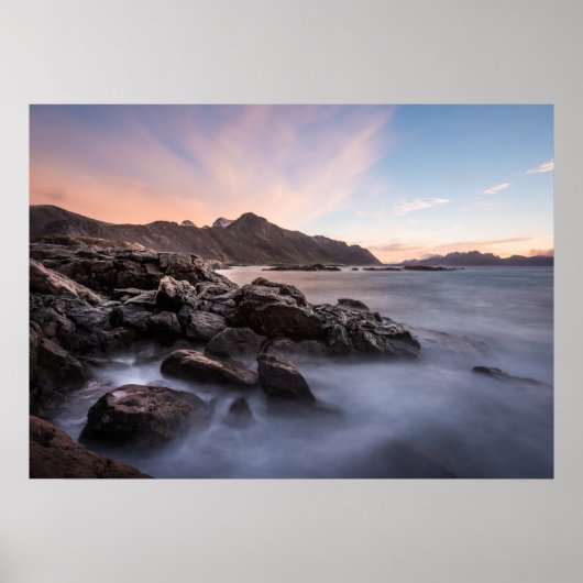 ノルウェー風景写真 ポスター (正面)