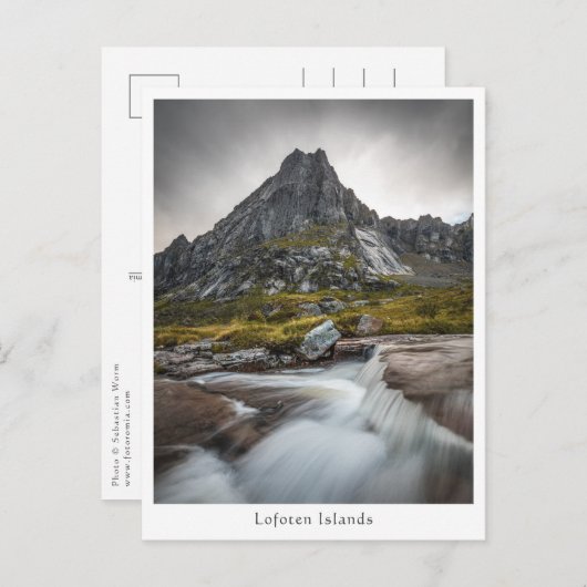 ノルウェー風景写真 ポストカード (正面/裏面)