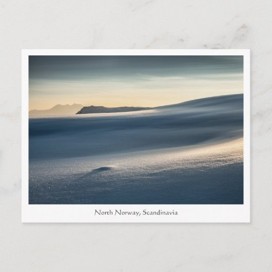 ノルウェー風景写真 ポストカード (正面)