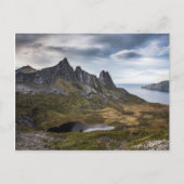 ノルウェー風景写真 ポストカード (正面)