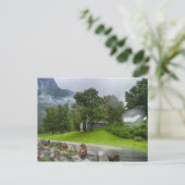 ノルウェー風景 ポストカード (スタンド正面)