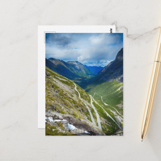 ノルウェー風景 ポストカード (正面/裏面インサイチュ)