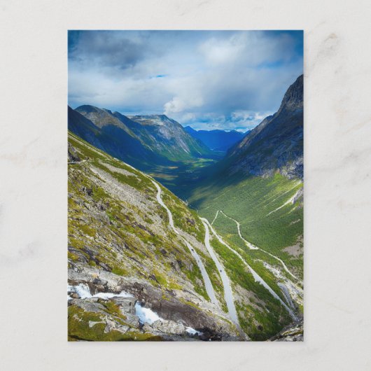 ノルウェー風景 ポストカード (正面)