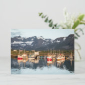 ノルウェー魚釣りボーツカード (スタンド正面)