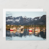 ノルウェー魚釣りボーツカード (正面/裏面)