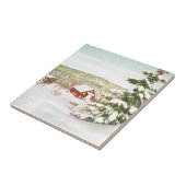 ノルウェー1950年のヴィンテージのクリスマス タイル (側面)