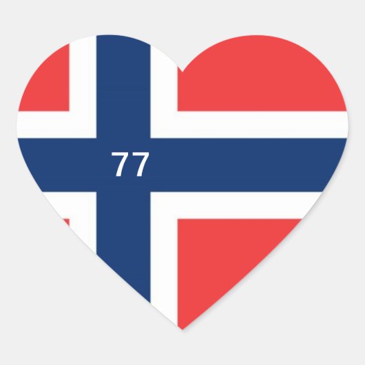 ノルウェー77 ハートシール (正面)