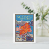 ノルウェー9月 ポストカード (スタンド正面)
