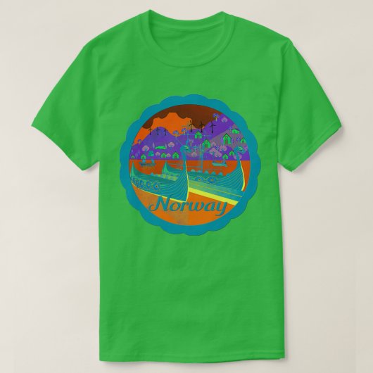 ノルウェー9 1 Tシャツ (デザイン正面)