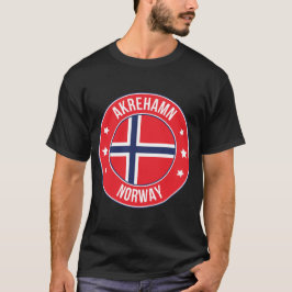 ノルウェー アクレハムン市 Tシャツ