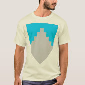 ノルウェー,アケルシュス蒸気 Tシャツ (正面)