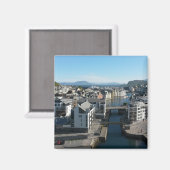 ノルウェー，アレスンド マグネット (正面/裏面)