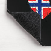 ノルウェー イングランド 旗 ノルウェー人 英国人 マウスパッド (コーナー)