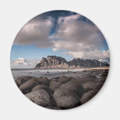 ノルウェー ウッタックレイヴ ロフォーテン諸島 マグネット (正面)