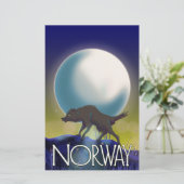ノルウェー・ウルフポスター (スタンド正面)