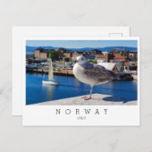 ノルウェー,オスロのパノラマビュー ポストカード (正面/裏面)