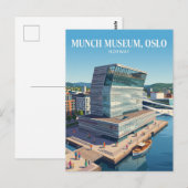 ノルウェー オスロのムンク美術館 ポストカード (正面/裏面)