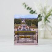 ノルウェー、オスロの中心に位置する公園 ポストカード (スタンド正面)