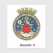 ノルウェー，オスロの紋章 シール (シート)