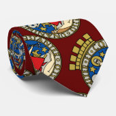 ノルウェー，オスロの紋章 ネクタイ (ロール)