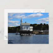 ノルウェー，オスロフィヨルド ポストカード (正面/裏面)