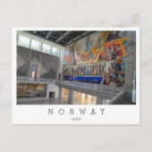 ノルウェー,オスロ市庁舎内 ポストカード (正面)