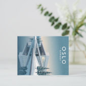 ノルウェー，オスロ ポストカード (スタンド正面)