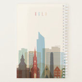 ノルウェー，オスロ |都市スカイライン プランナー手帳 (裏面)