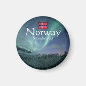 ノルウェー・オーロラ マグネット (正面)