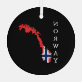 ノルウェー ガラスオーナメント (裏面)