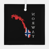ノルウェー ガラスオーナメント (裏面)