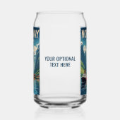 ノルウェー ガラス缶 (左)