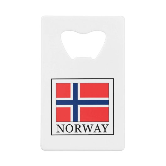 ノルウェー クレジットカード栓抜き (正面)