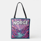 ノルウェー ゲイランゲルフィヨルド フィヨルド トートバッグ (裏面)