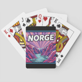 ノルウェー ゲイランゲルフィヨルド フィヨルド ポーカーカード トランプ