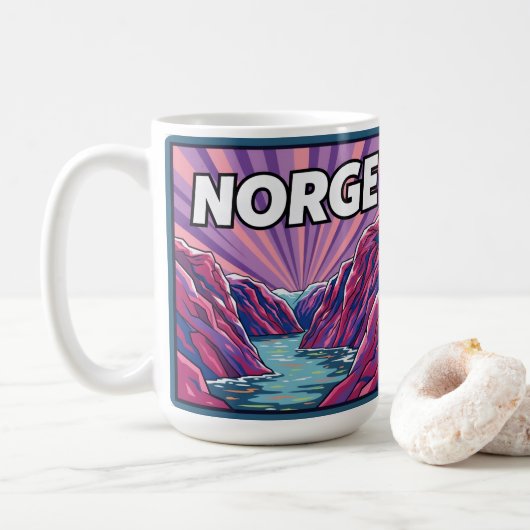 ノルウェー ゲイランゲルフィヨルド マグカップ (ドーナツ)
