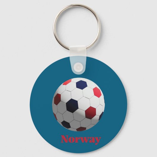 ノルウェー サッカー キーホルダー (正面)