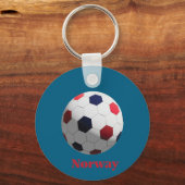 ノルウェー サッカー キーホルダー (正面)