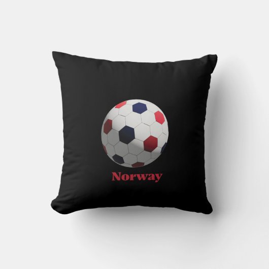 ノルウェー サッカー クッション (正面)