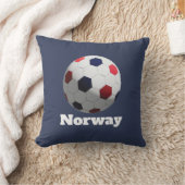 ノルウェー サッカー クッション (ブランケット)