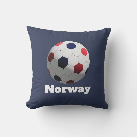 ノルウェー サッカー クッション (正面)