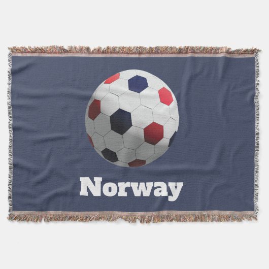ノルウェー サッカー スローブランケット (正面)