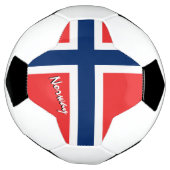 ノルウェー・サッカー・ノルウェー国旗/スポーツ サッカーボール (回転)
