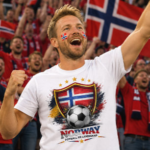 ノルウェー サッカー ファン ノルウェー代表 サッカー ワールドカップ Tシャツ