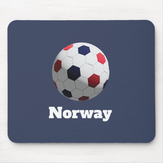 ノルウェー サッカー マウスパッド (正面)